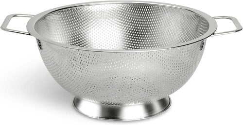 Kaishun Stainless Steel Colander - 3-Quart Kitchen Strainer for Pasta, Fruits & Vegetables | Dishwasher Safe