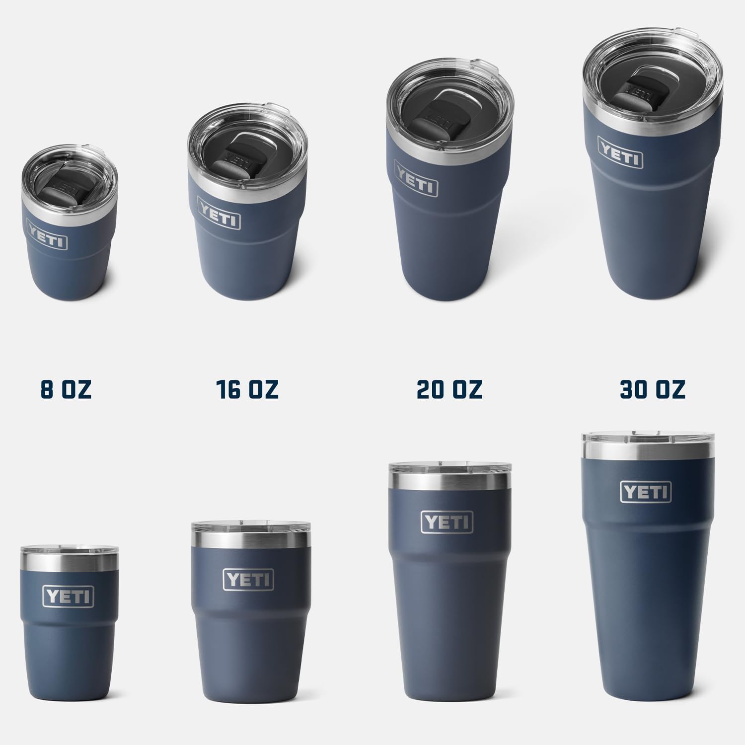 YETI Rambler 16 oz Stackable Tumbler - Vacuum Insulated Stainless Steel with MagSlider Lid | Durable & Convenient