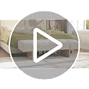 55-Inch Upholstered Bench with Solid Wood Legs, Beige Linen Bedroom Bench