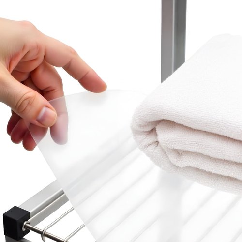Shelf Liners for Kitchen Cabinets Non-Adhesive Clear 4-Pack - 11.75" x 47" Cut-to-Fit Non-Slip Waterproof Drawer Liner, Lays Flat No Curl, Washable for Pantry Fridge Closet Wire Shelves by Performore