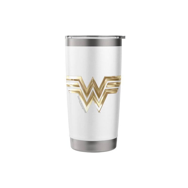 Wonder Woman 1984 Golden Logo Stainless Steel Insulated Tumbler