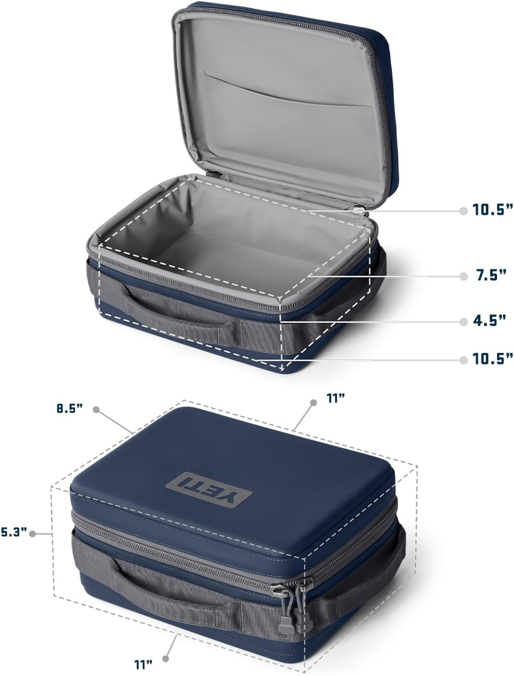 YETI Daytrip 5L Insulated Soft Cooler - Compact Lunch Box for Outdoor Adventures | Black