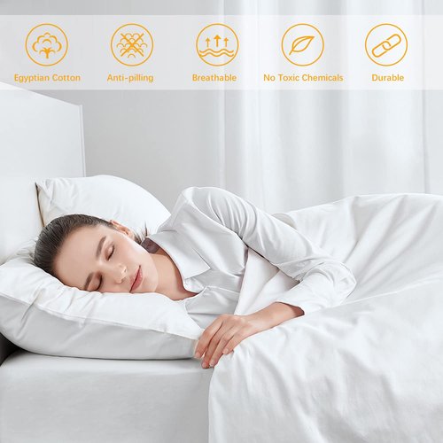 MILDLY Deep Pocket Fitted Sheet Only King Size 76"x80" 100% Long Staple Cotton Light Grey Pink Breathable Bottom Sheet Fits Up to 14" Deep Mattress