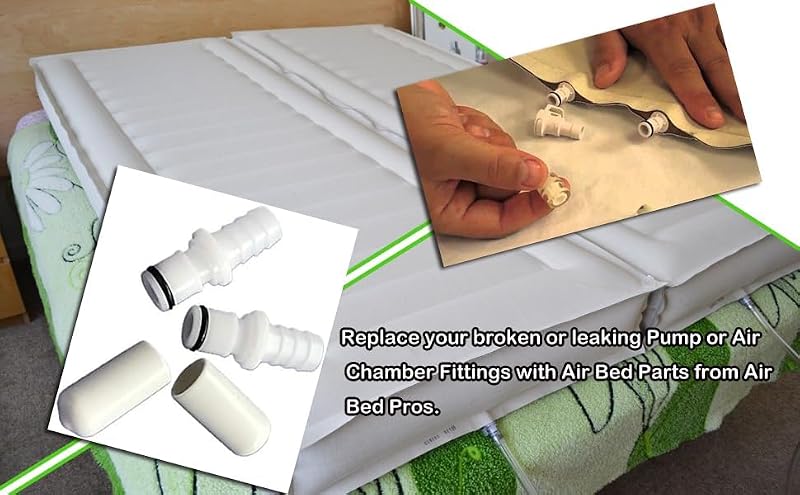 M236 Male Connectors & Caps for Sleep Number Bed Air Chambers