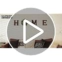 Rustic Farmhouse HOME Wall Sign with Artificial Eucalyptus Wreath Decor