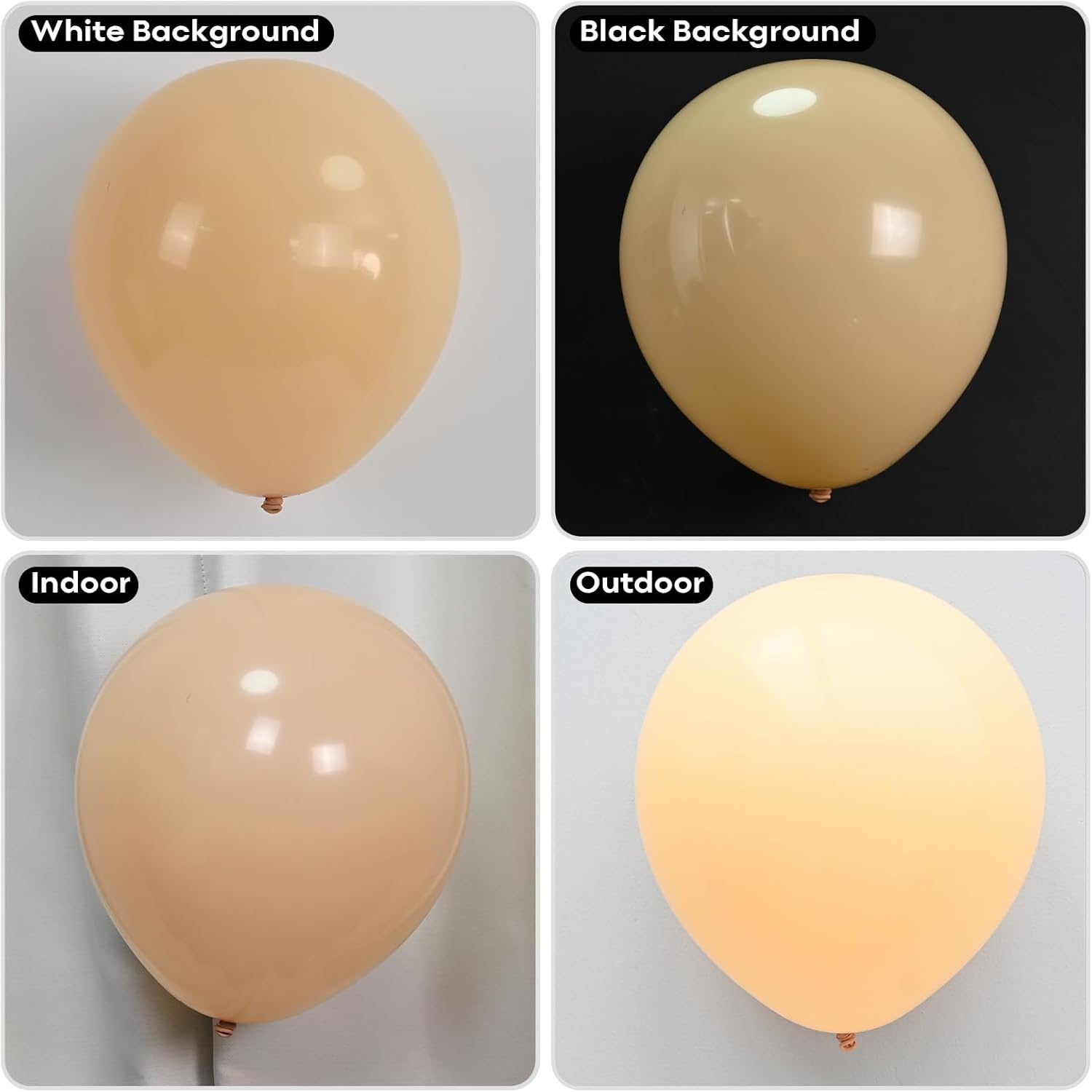 Skiennix Retro Blush Pink Balloons - 60 Pack 12 Inch Metallic Chrome & Dusty Pink for Bridal & Baby Showers