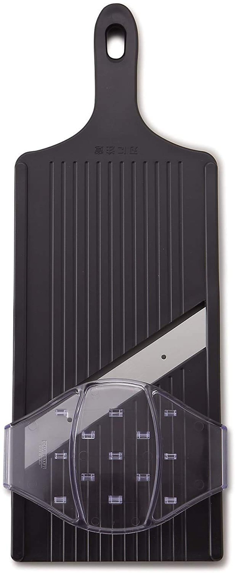 Suncraft AL-58 Cabbage Slicer, Julienne Thin 0.04 inch (1 mm), Fluffy Shop Finish, Wide 5.5 inches (14 cm), 15.2 x 5.5 x 0.7 inches (38.2 x 14.0 x 1.8 cm), Black, Includes Safety Holder, Made in Japan