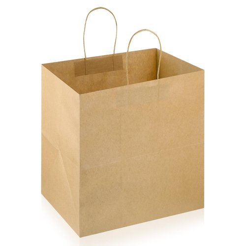 KALIONE Kraft Paper Bags, 25 Count 14" L x 10" W x 15.75" H Ultra Wide Large Paper Gift Bag with Handles, Large Brown Kraft Paper Bag for Takeouts, Shopping, Baby Shower, Food Packing, Gifts