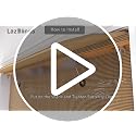 Cordless Bamboo Roman Shades 34.5x48 | Room Darkening Blinds