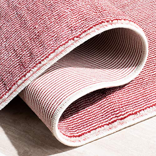 SAFAVIEH Orwell Collection Accent Rug - 2'2" x 5', Rust & Yellow, Mid-Century Modern Abstract Design, Non-Shedding & Easy Care, Ideal for High Traffic Areas in Entryway, Living Room, Bedroom (ORW368P)