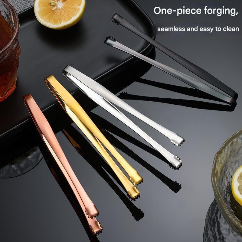 Elradin Black 2PCS Stainless Steel Egg Yolk Tongs Separator Kitchen Gadget