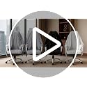 Striped Flannel Office Chair Blanket, Wearable Desk Wrap for Work