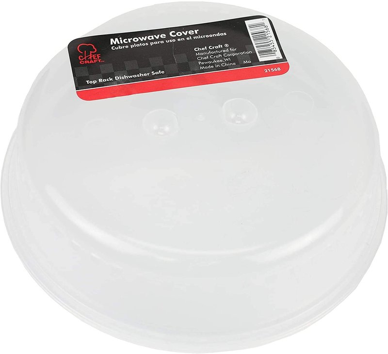 Chef Craft Clear Microwave Cover 10-Inches Diameter (2-Pack)