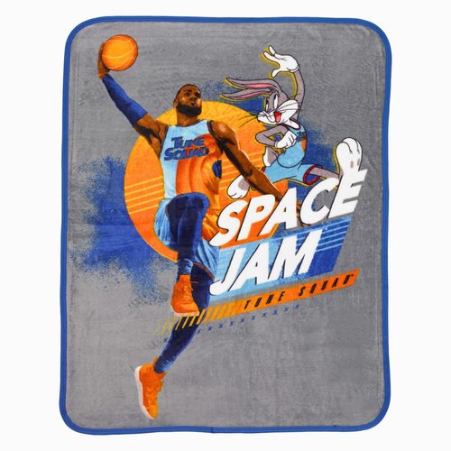 Space Jam Kids Bedding Super Soft Silk Touch Throw, 40 in x 50 in, (Official Licensed Product)