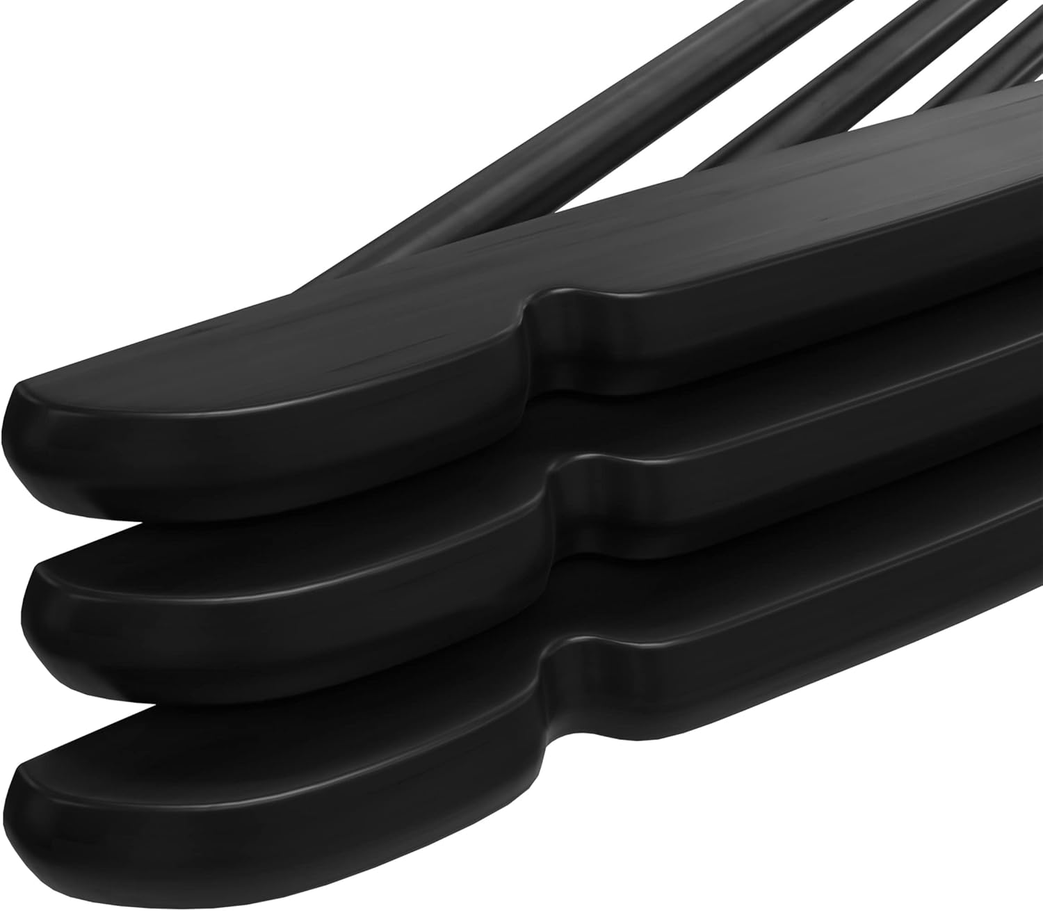 Utopia Home Premium Wooden Hangers - Durable Slim Coat Hangers with 360° Rotatable Hook | 20 Pack in Black