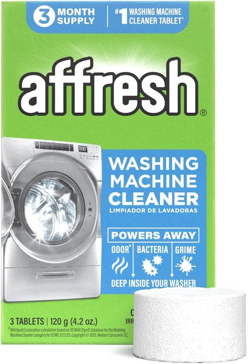 Affresh Washing Machine Cleaner - Powerful Tablets for Front & Top Load Washers | 3 Count