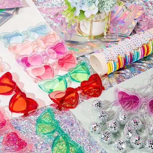 60-Piece Music Themed Party Favor Set with Bracelets, Sunglasses and Bags