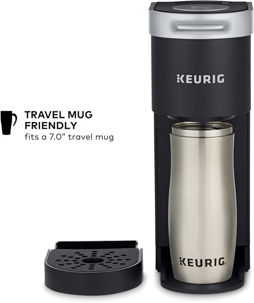 Keurig K-Mini Coffee Maker - Compact Single Serve K-Cup Pod Brewer | 6-12oz Brew Size, Black