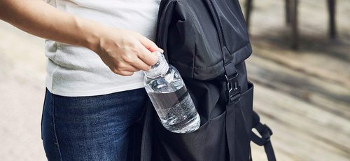 KINTO 20392 Water Bottle, 16.9 fl oz (500 ml), Amber, Lightweight, Dishwasher Safe, My Bottle