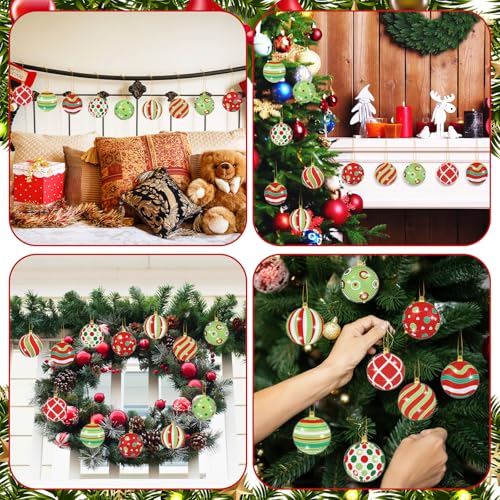 20 Pcs DIY Christmas Diamond Painting Ornament Kit - 5D Holiday Decor Craft