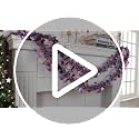 4th of July Patriotic Star Tinsel Garland - 50ft Red White & Blue Decor