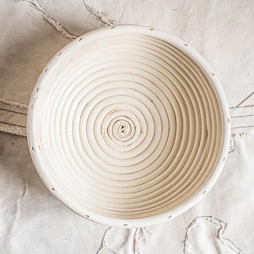 Dimpola Banneton Bread Proofing Basket Set - Handmade Rattan Sourdough Proofing Bowls | 2 Round 9-Inch Baskets