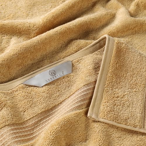 8-Piece Egyptian Cotton Hand Towel Set, Highly Absorbent Bathroom Towels