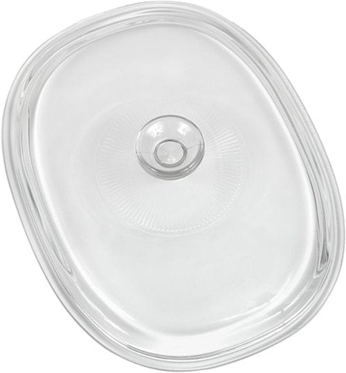 CorningWare Fluted Oval Glass Dish - 1.5C (1-1.75L) with Lid for Versatile Cooking