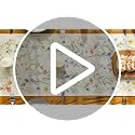 Artoid Mode Bloom Wildflowers Table Runner 13 x 72 Beige - Home Decor
