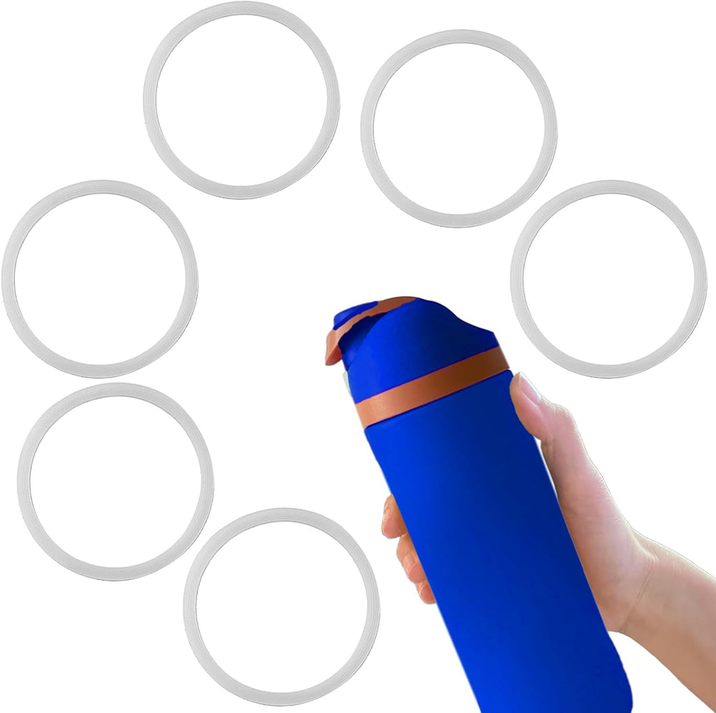 Owala | 6-Pack Silicone Replacement Gaskets for Water Bottles - Durable Lid Seal Accessories