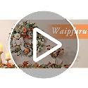 22-Inch Fall Wreath with Pumpkins and Berries for Front Door Decor