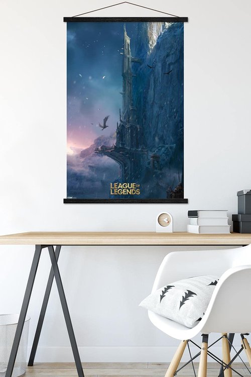 Trends International League of Legends - Howling Abyss Wall Poster with Magnetic Frame