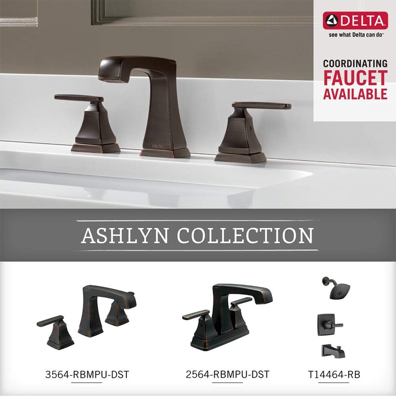 DELTA FAUCET Rubber Limited 76418-RB Ashlyn 18-in Wall Mount Towel Bar Bath Hardware Accessory in Venetian Bronze
