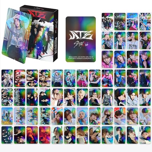 60 PCS Laser Photo Card Set - Album Collectible Lomo Cards for Fans