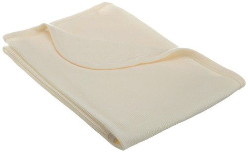 TL Care 30" X 40" Thermal/Waffle Swaddle Blanket Made with Organic Cotton, Natural Color, Soft Breathable, for Boys and Girls