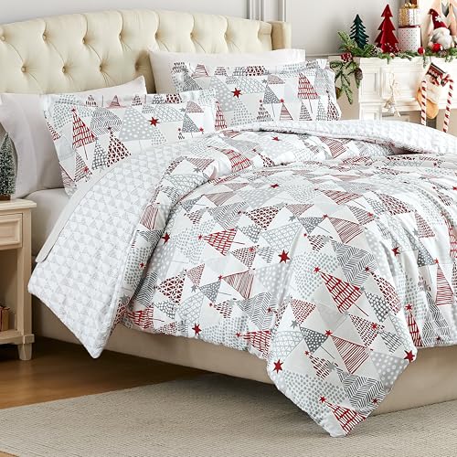 Southshore Merry & Bright 2 Pc Duvet Cover Set Twin XL/Twin Reversible