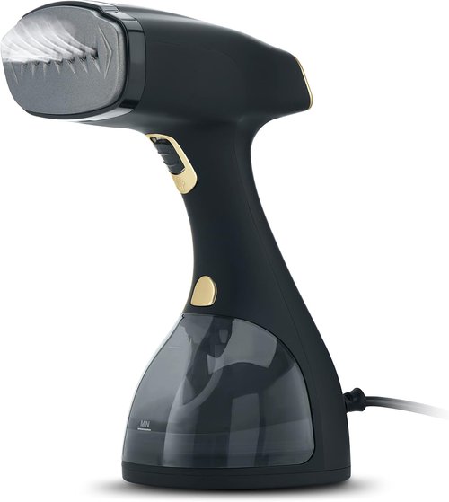 Electrolux Portable Handheld Clothes Steamer - LX15003 Wrinkle Remover with Lint Brush & Fabric Brush | Black