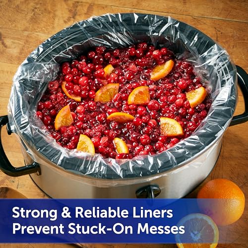 Reynolds Kitchens Slow Cooker Liners 20 Count - Fits 3-8 Quart, BPA-Free, Easy Cleanup