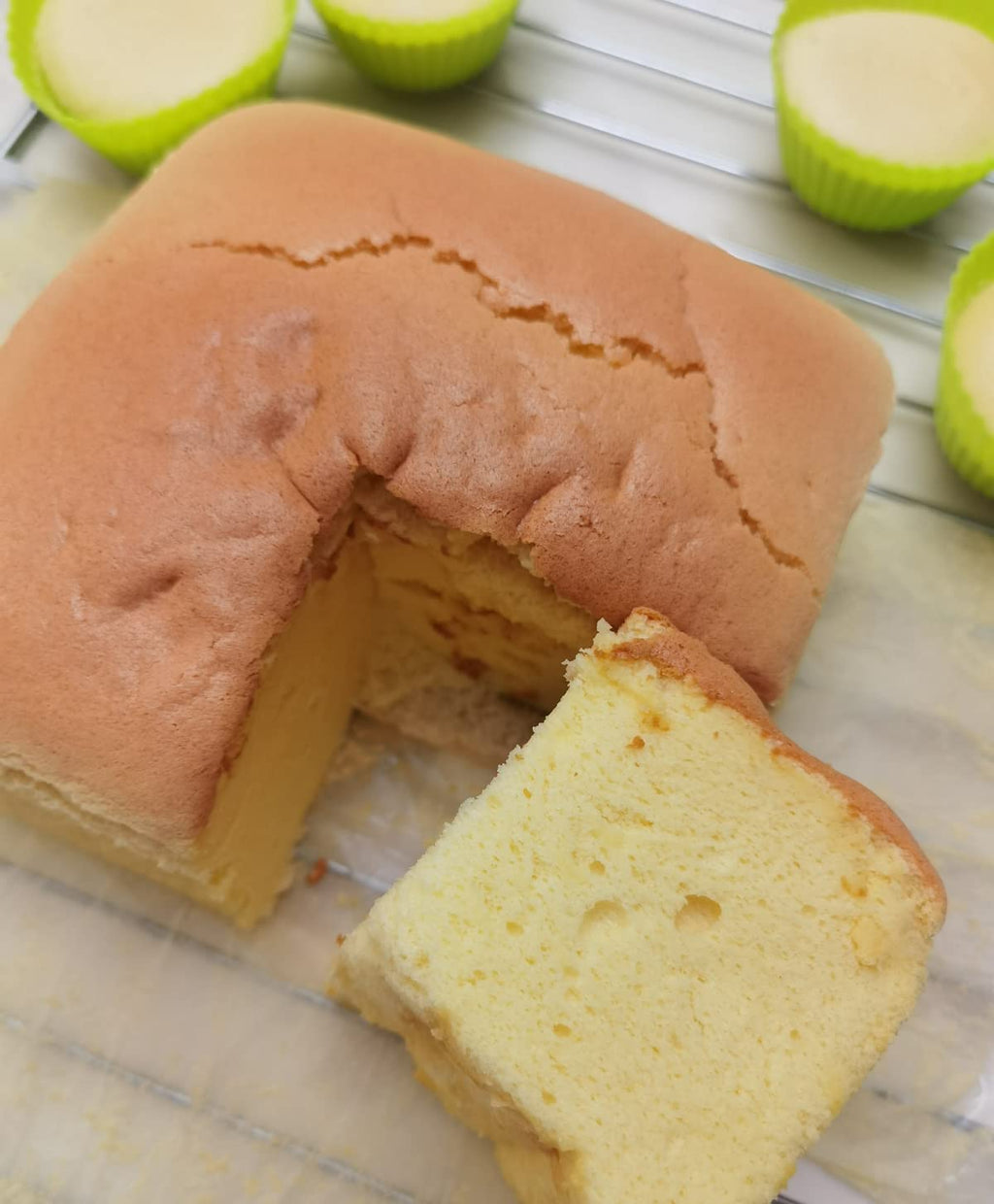 Siking 8'' x 3'' Deep Square Cake Pan Baking Mold Non-stick Coating Heavy Duty Brownie Bread Tray ( Champagne Gold ) (8 8 3 inch)