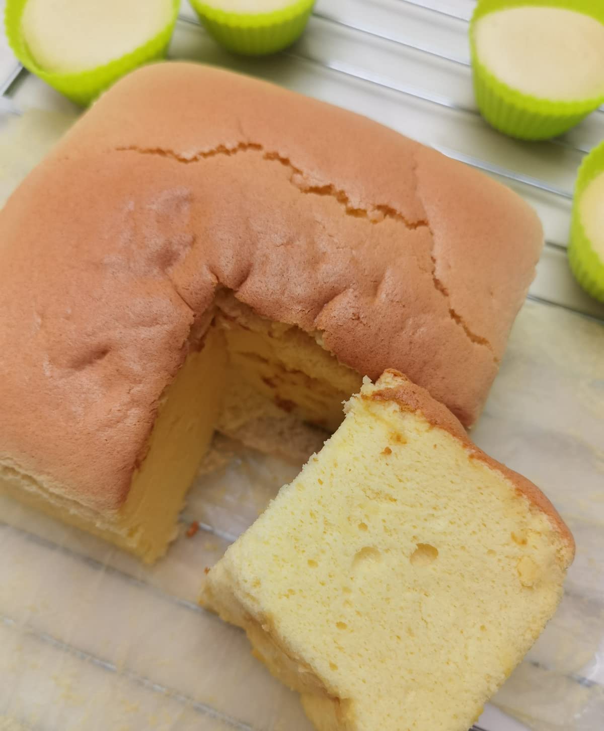 Siking 8'' x 3'' Deep Square Cake Pan Baking Mold Non-stick Coating Heavy Duty Brownie Bread Tray ( Champagne Gold ) (8 8 3 inch)