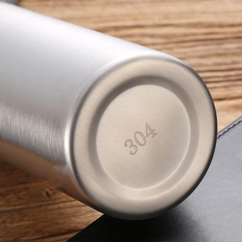 CDJ 34oz Single Walled Stainless Steel Leak Proof Sports Water Bottle 18/8(304) metal water bottle for Cyclists, Runners, Hikers, Beach Goers, Picnics, Camping - BPA Free