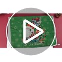 VitalCozy Exquisite Style 12-Pack Christmas Dish Towels Red & Green Winter Kitchen Decor