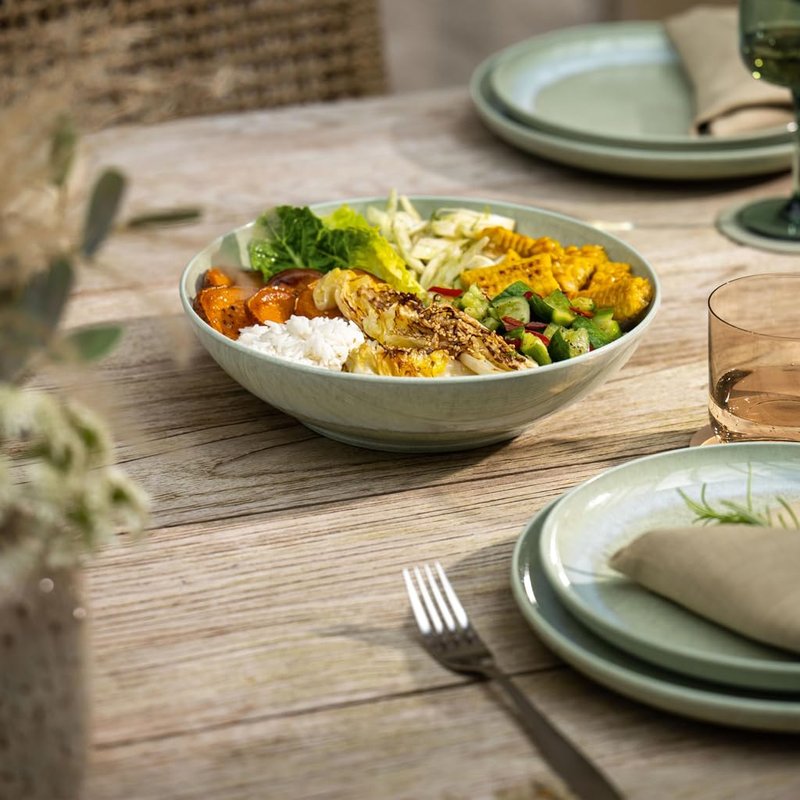 like. by Villeroy & Boch Perlemor Alga bowl, 26 cm Ø, green
