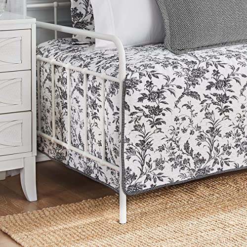 4-Piece Quilted Daybed Bedding Set with Matching Shams & Bolster Cover