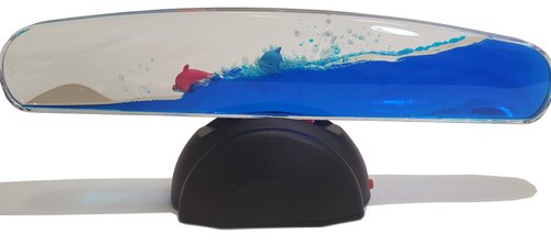 SUPREMETECH Wave Motion Machine (Blue, 12 Inch with Dolphins)