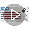 Adjustable Spin Mop Replacement Handle - 4-Section 30" to 58" Heavy Duty Iron Pole