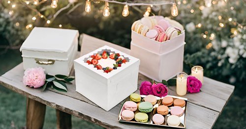 Hzzycaxli 8pcs Cake Boxes 12 Inch,12x12x10in Tall Cake Boxes with Window,10in 12in White Bakery Boxes with Lids,Large Baking Boxes,Square Bakery Boxes for Multi-Layer Cakes