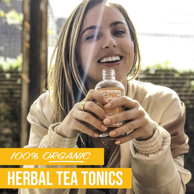 TEAONIC I Love My Gut Detox Tea, Herbal Tea, Hibiscus Tea With Ginger And Dandelion Root, USDA-Certified, Sugar-Free, Caffeine-Free, Pack of 12, 8 Fl. Oz Each