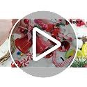 TIHOOD 18pcs Red Christmas Bell Ornaments for Holiday Decor