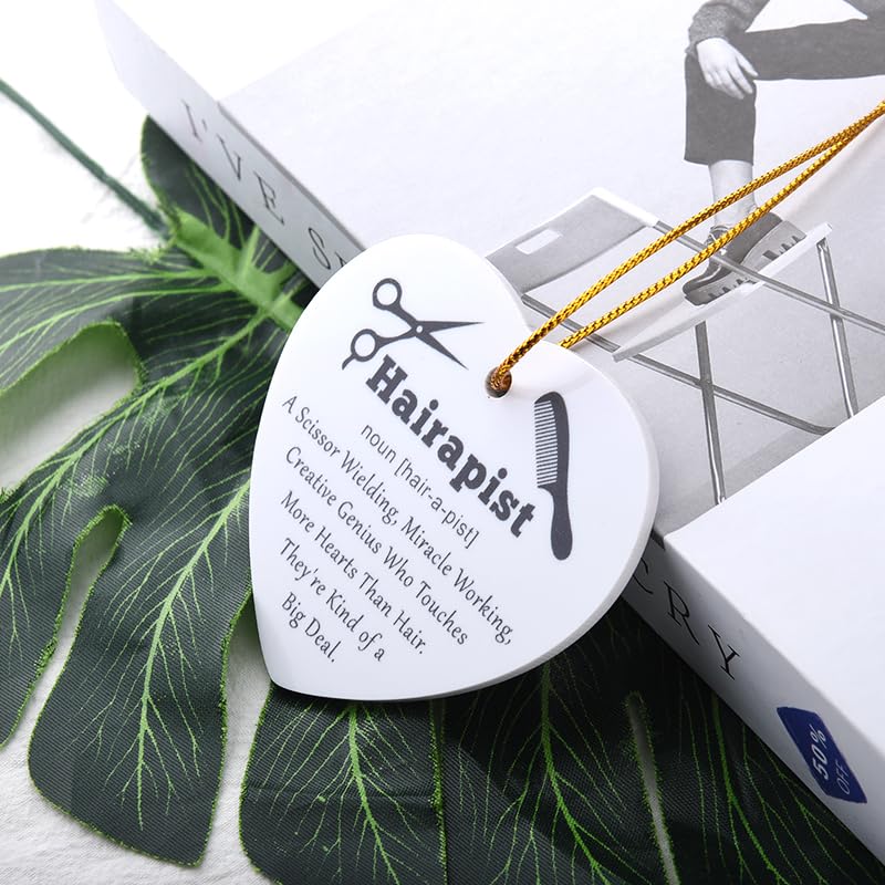 Hairapist B Christmas Ornament — Hair Stylist Gift for Daughter Boyfriend Ya0zeio